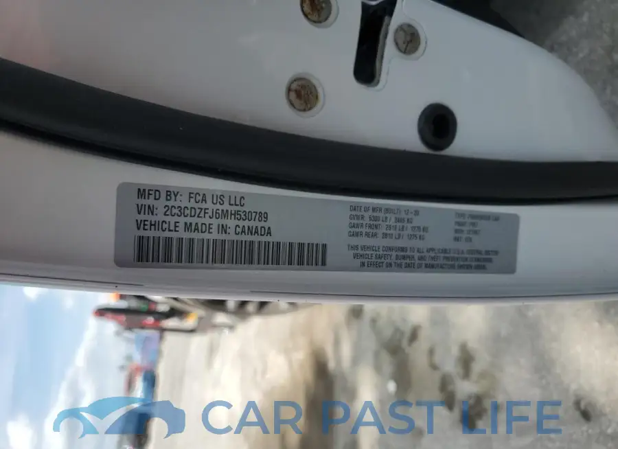 2C3CDZFJ6MH530789# 13
