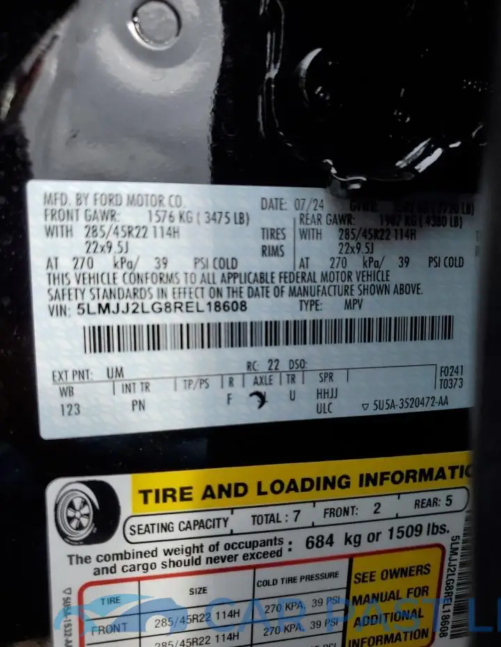 5LMJJ2LG8REL18608# 14