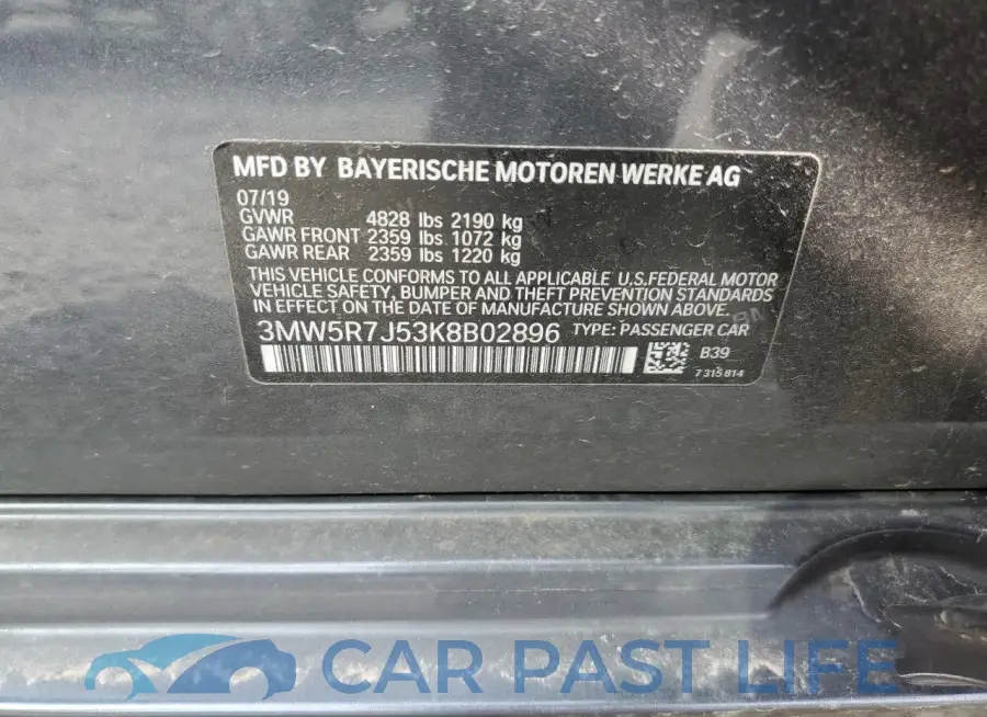 3MW5R7J53K8B02896# 12