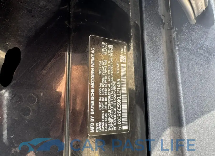 5UXCR6C59KLL21466# 10