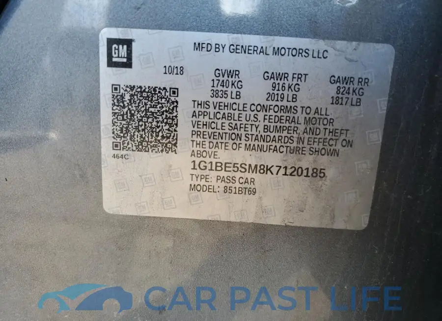 1G1BE5SM8K7120185# 13