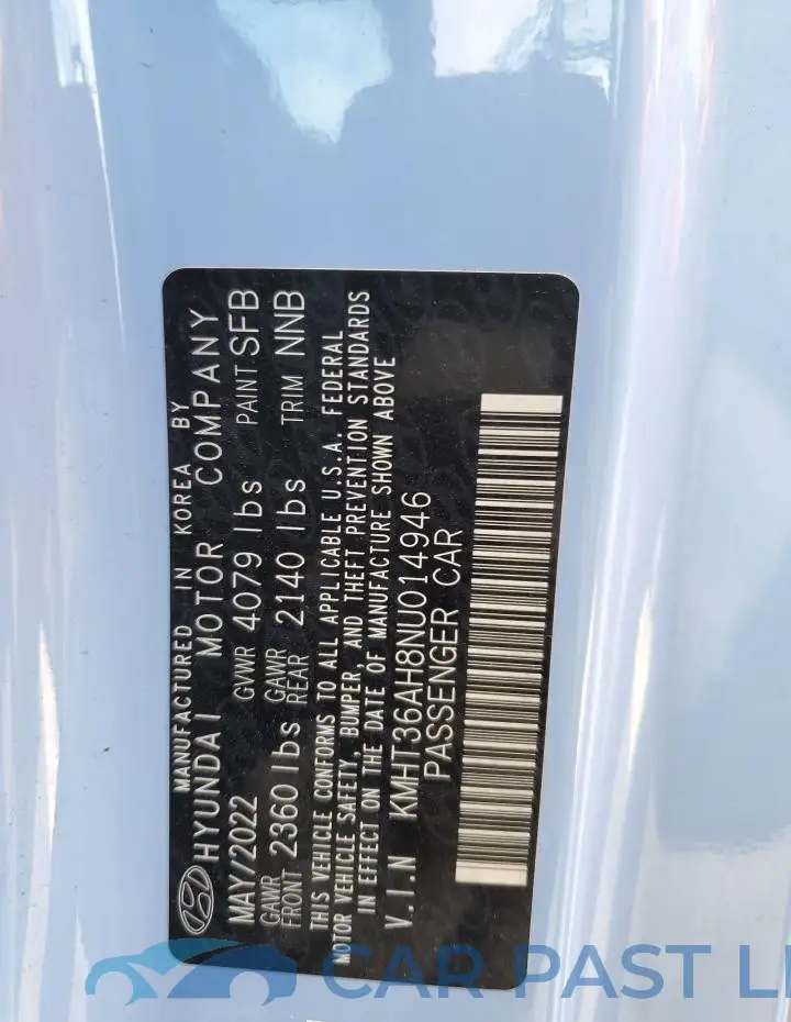 KMHT36AH8NU014946# 14