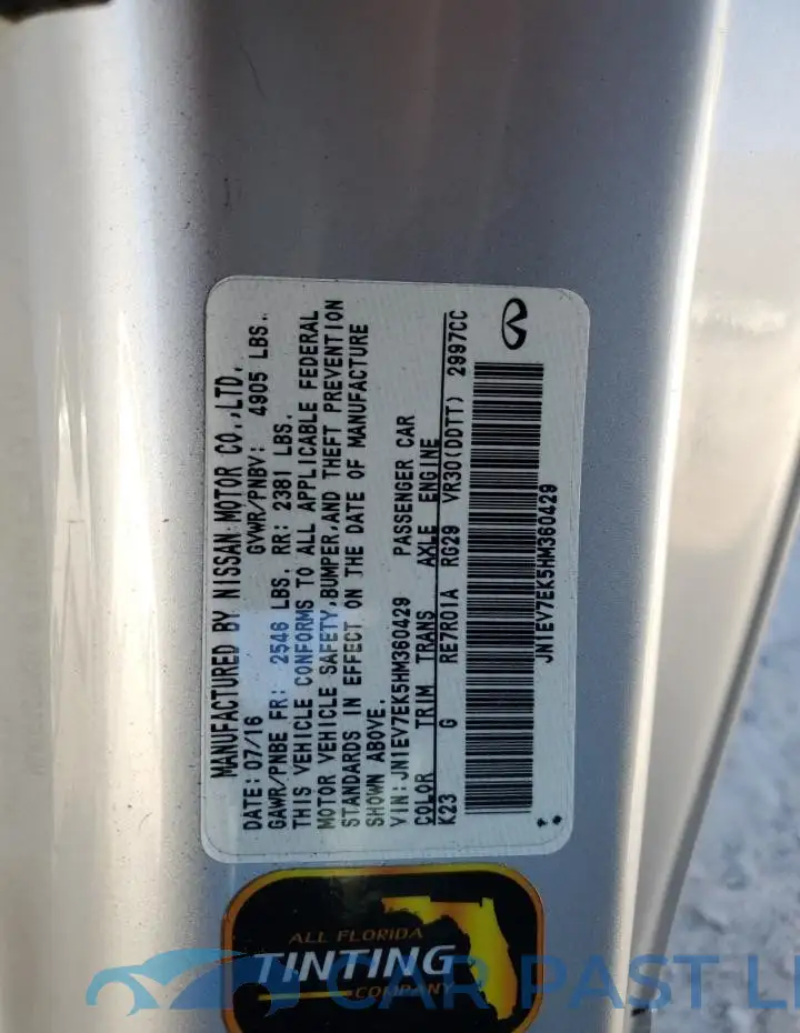 JN1EV7EK5HM360429# 12