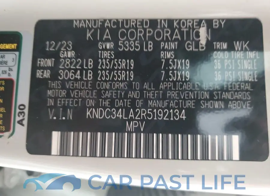 KNDC34LA2R5192134# 14
