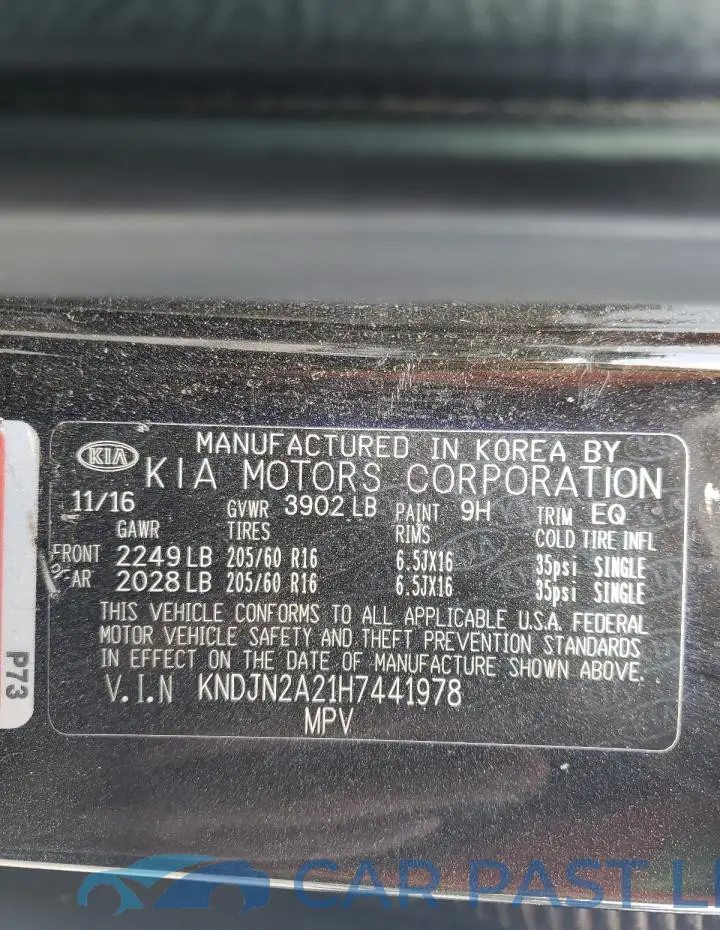 KNDJN2A21H7441978# 12
