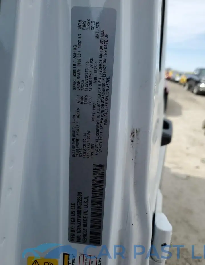 1C4HJXFN4MW522399# 13
