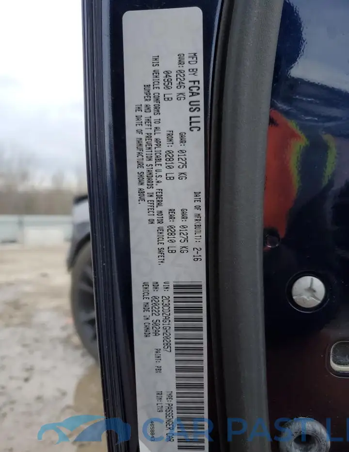 2C3CDZAG1GH202857# 13