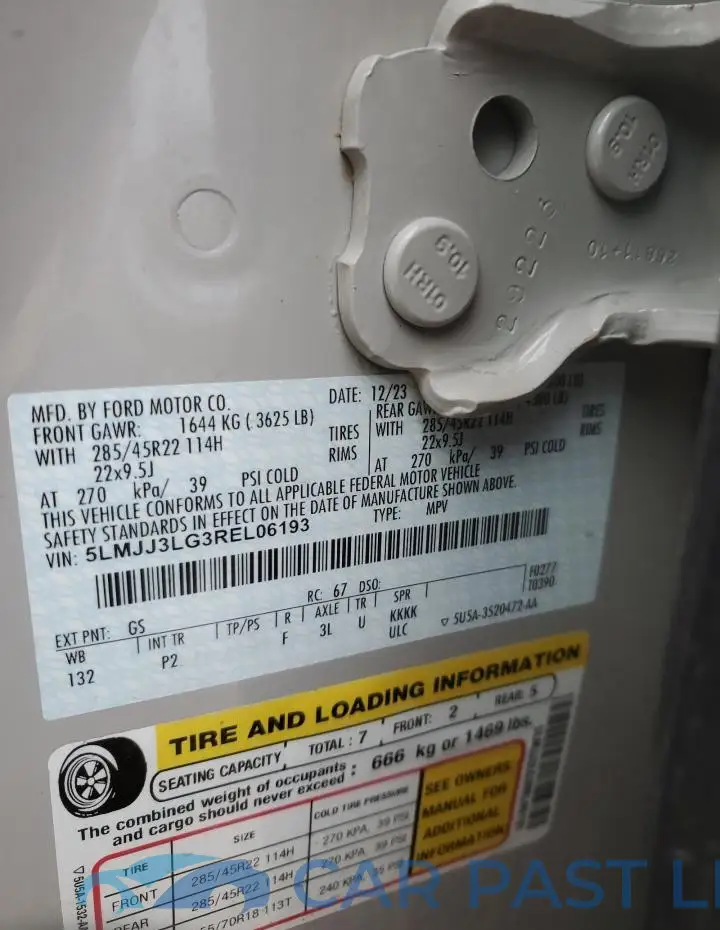 5LMJJ3LG3REL06193# 13