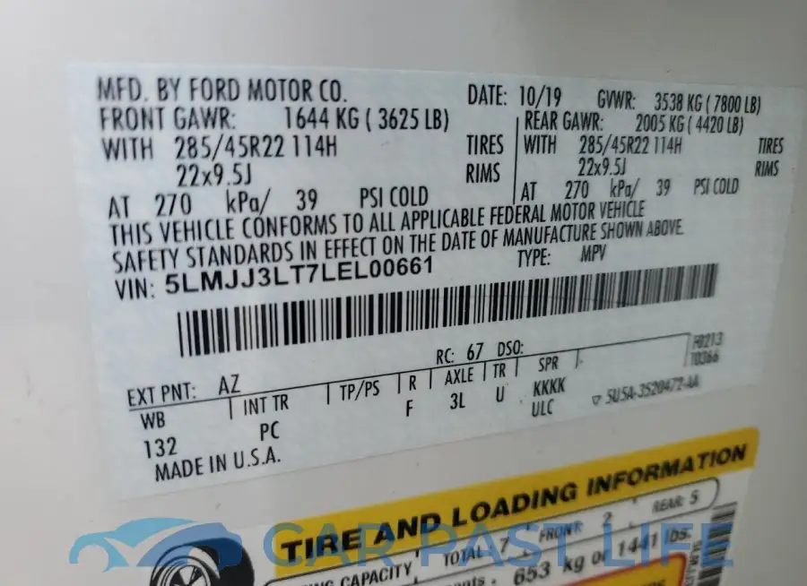 5LMJJ3LT7LEL00661# 13