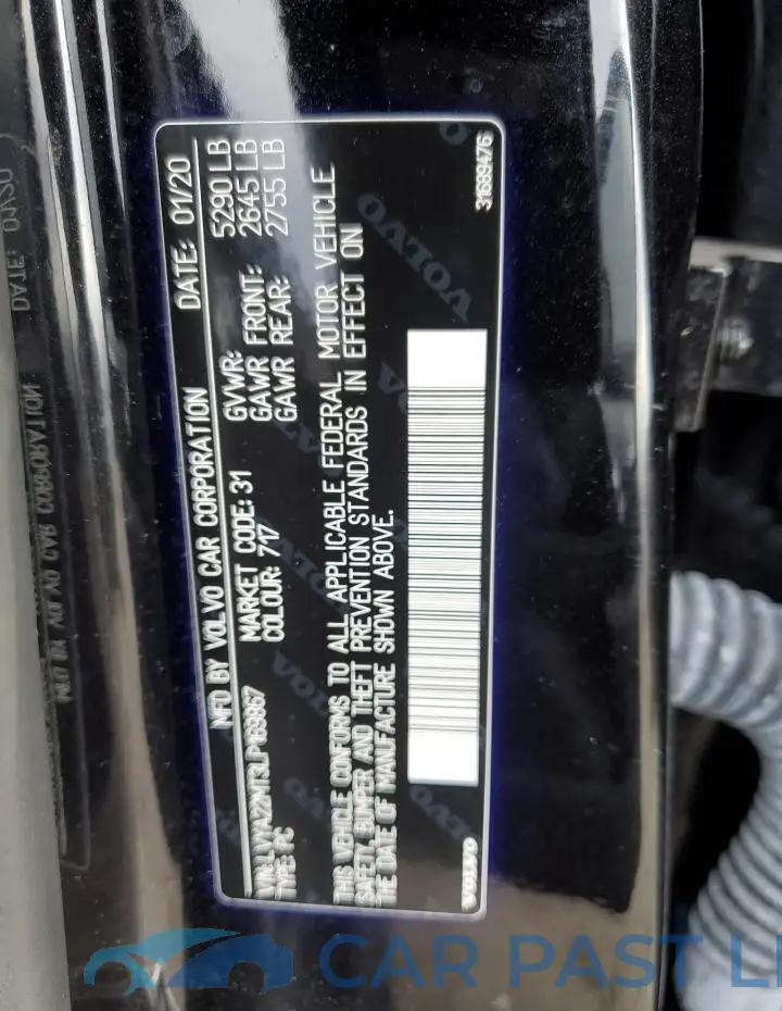 LVYA22MT3LP169867# 12