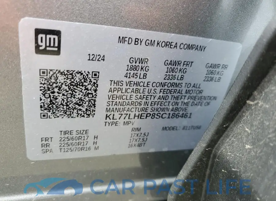 KL77LHEP8SC186461# 12