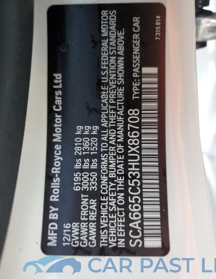 SCA665C53HUX86708# 12