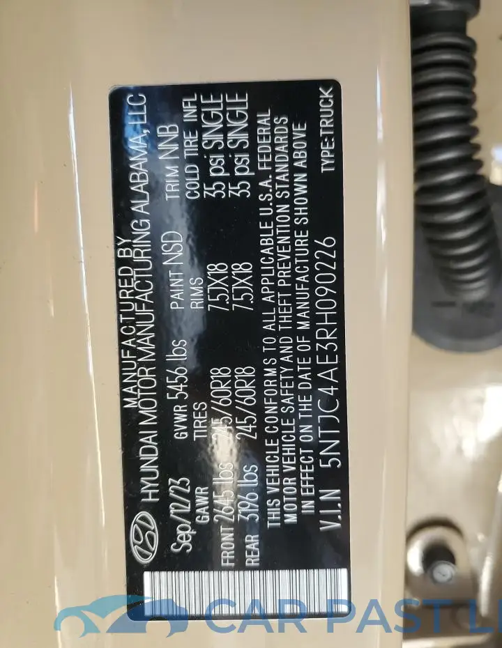 5NTJC4AE3RH090226# 12