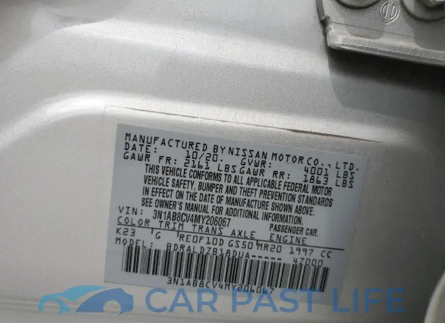 3N1AB8CV4MY206067# 12