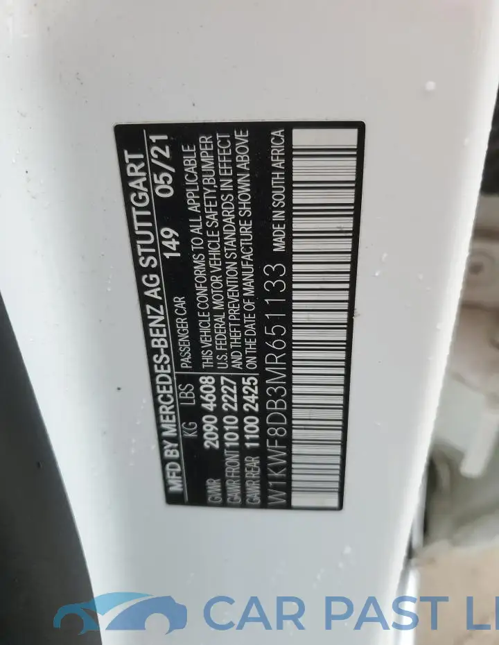 W1KWF8DB3MR651133# 12
