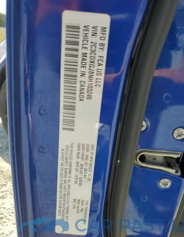 2C3CDXGJ8NH103246# 12
