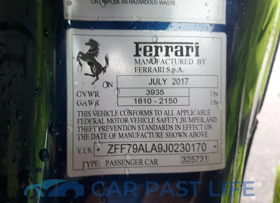ZFF79ALA9J0230170# 12