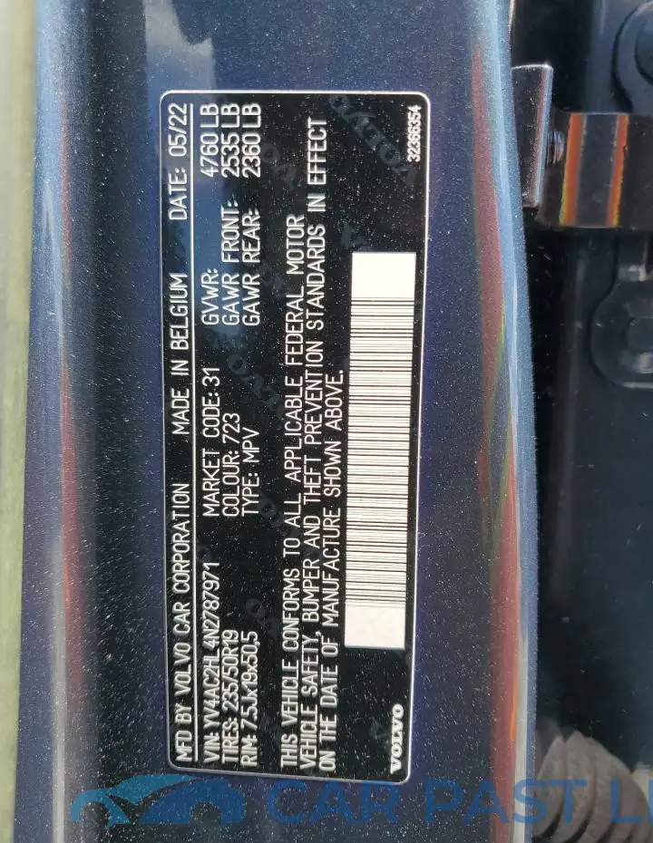 YV4AC2HL4N2787971# 14