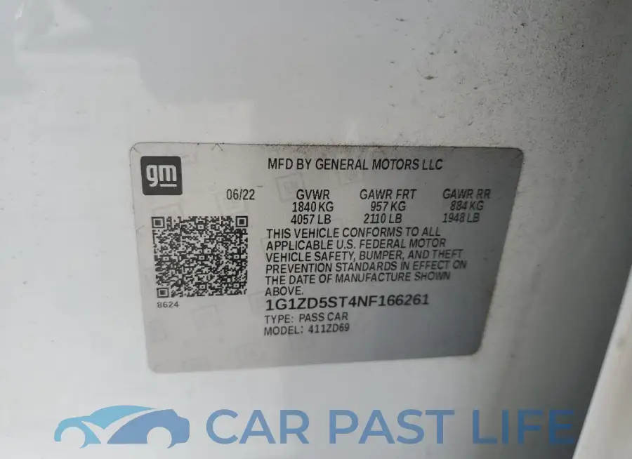1G1ZD5ST4NF166261# 12