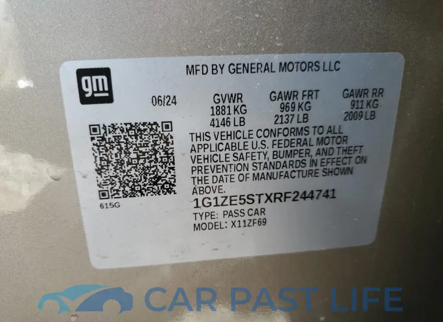 1G1ZE5STXRF244741# 13