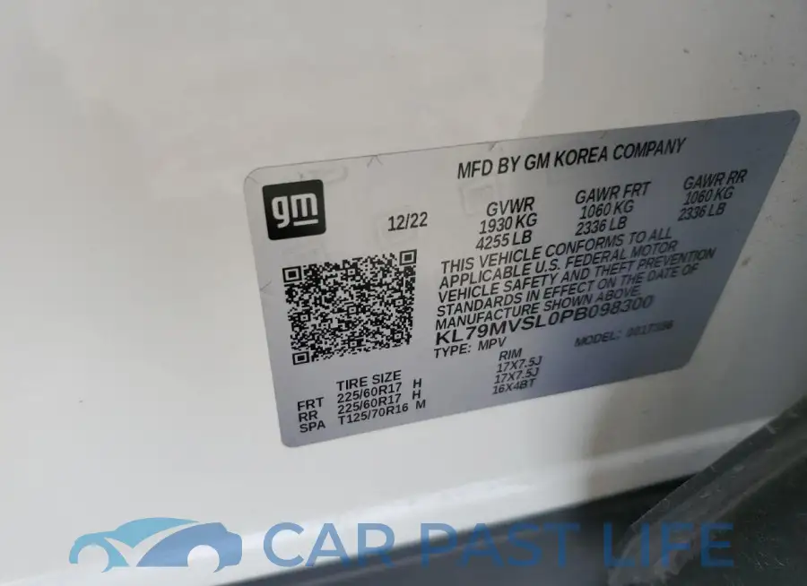 KL79MVSL0PB098300# 13
