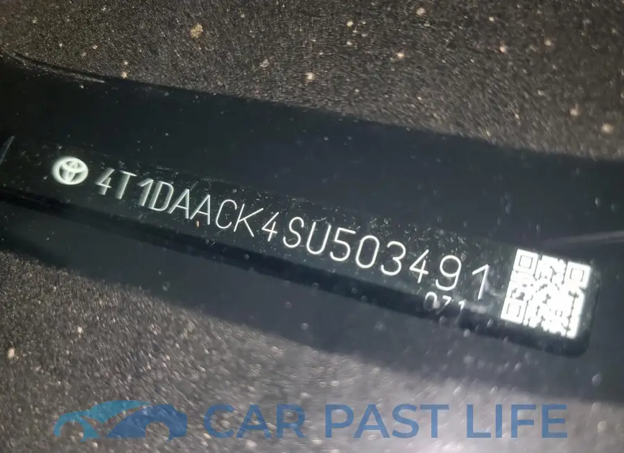 4T1DAACK4SU503491# 12