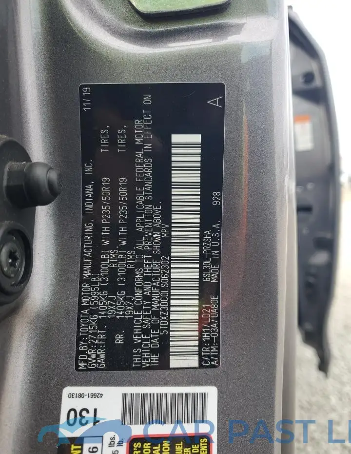 5TDXZ3DC0LS062302# 13
