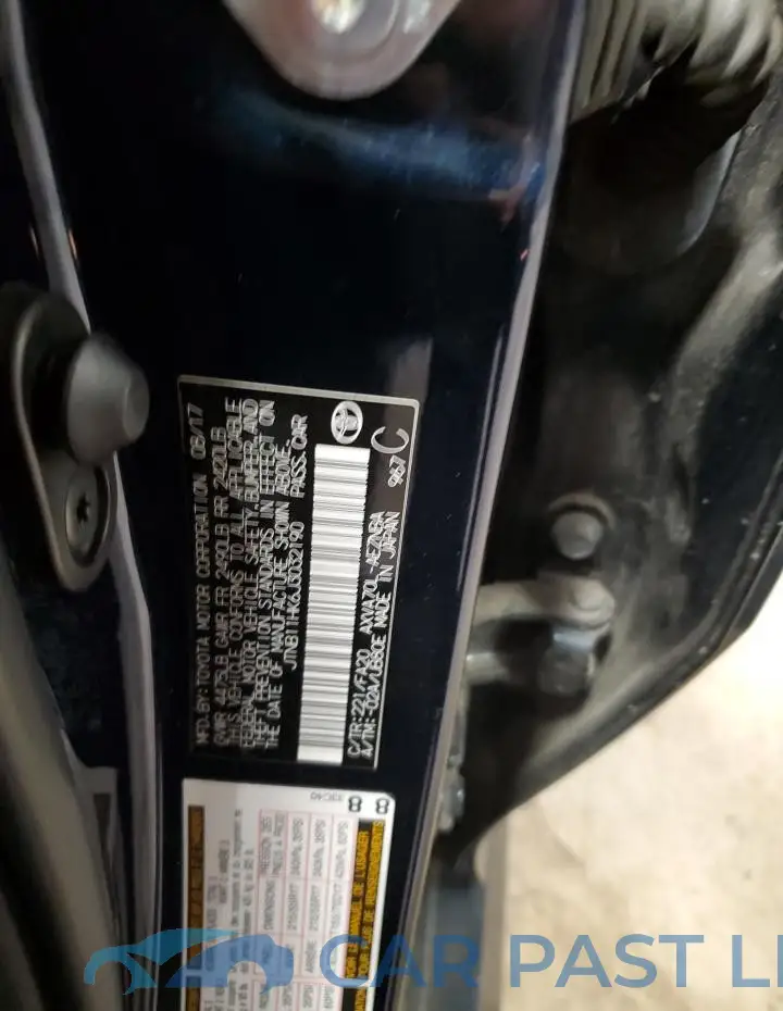 JTNB11HK6J3032190# 13