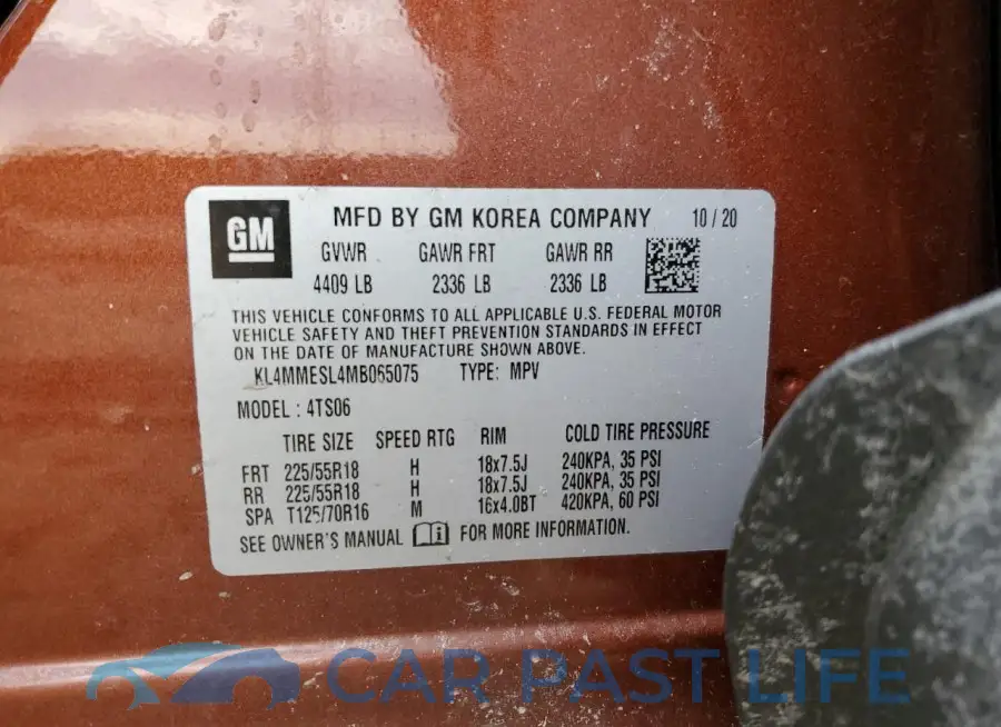 KL4MMESL4MB065075# 14