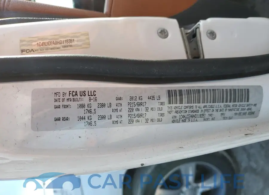 1C4NJCEA0HD118351# 13