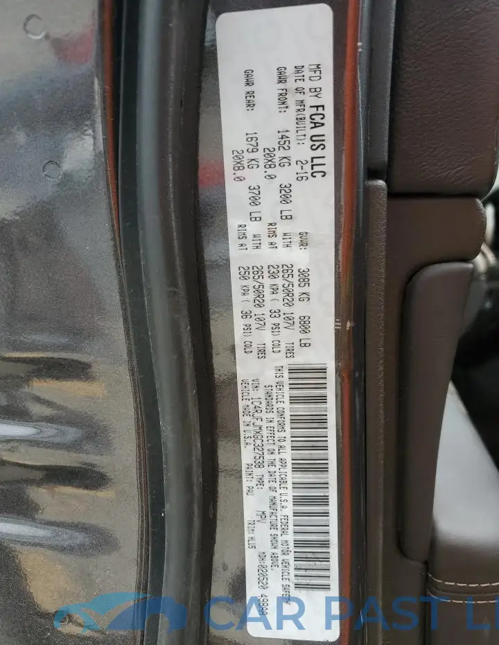 1C4RJFJMXGC327538# 13