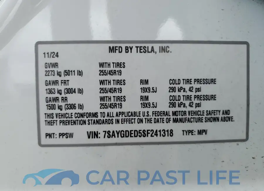 7SAYGDED5SF241318# 13