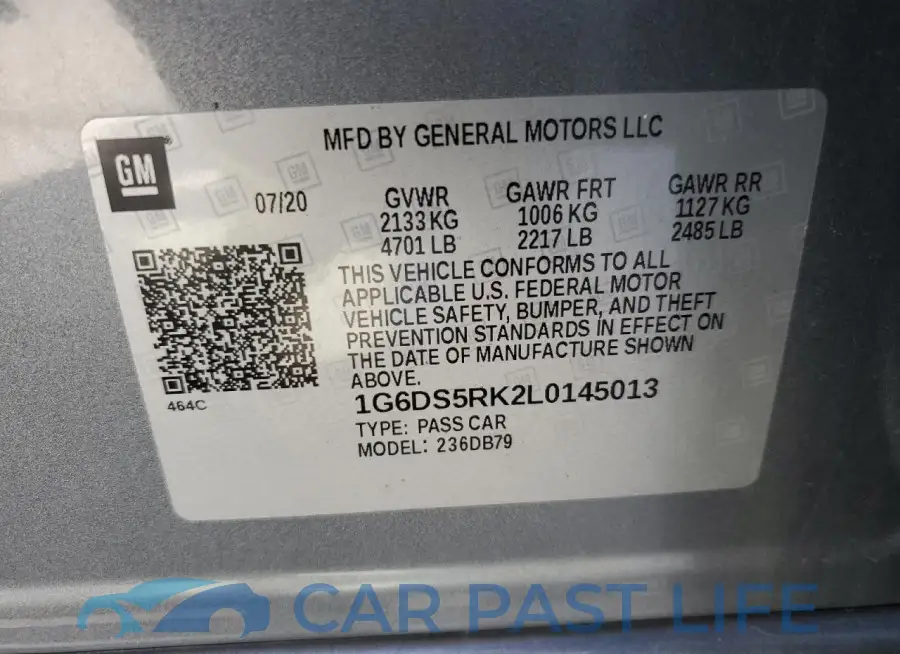 1G6DS5RK2L0145013# 12