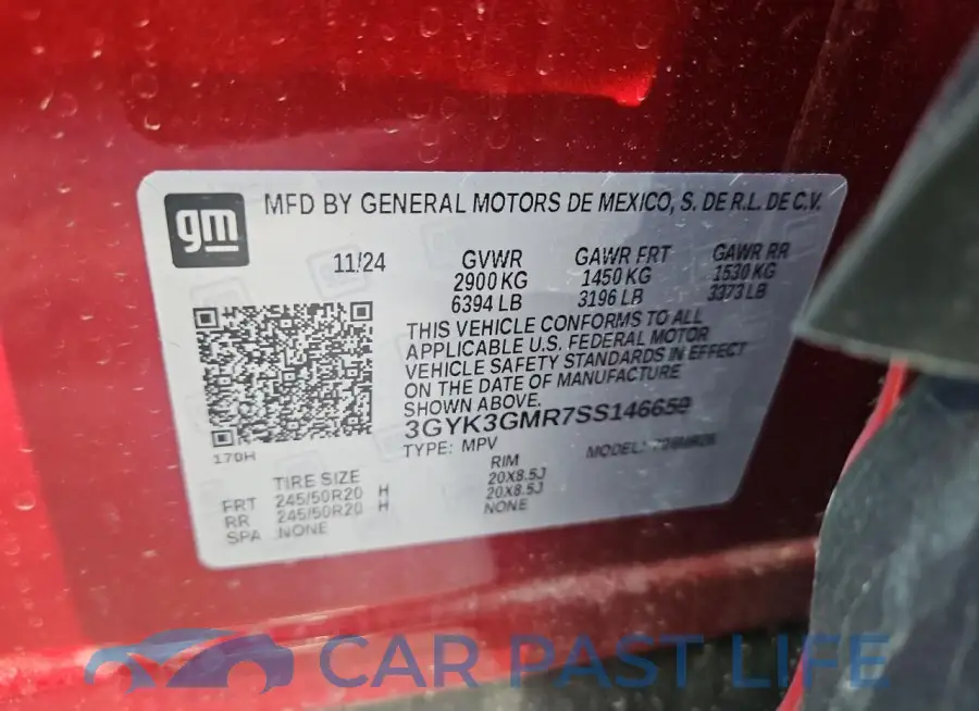 3GYK3GMR7SS146659# 13