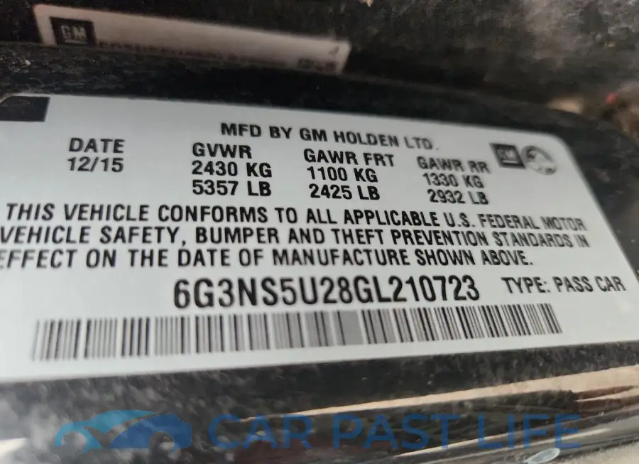 6G3NS5U28GL210723# 10