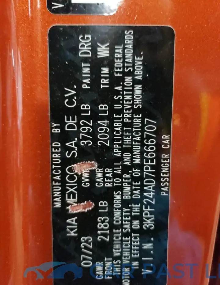 3KPF24AD7PE666707# 12