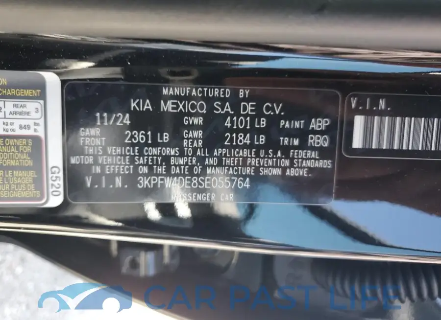 3KPFW4DE8SE055764# 13