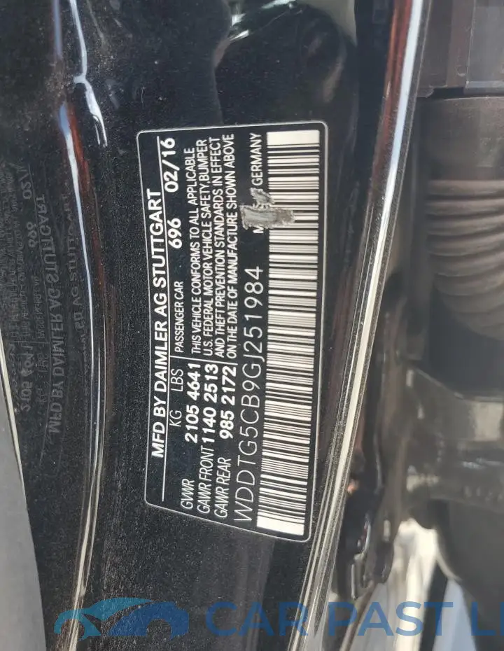 WDDTG5CB9GJ251984# 12