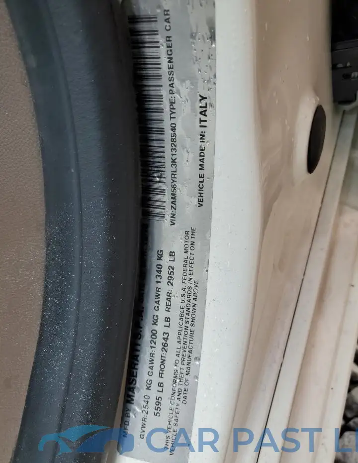 ZAM56YRL3K1328540# 12