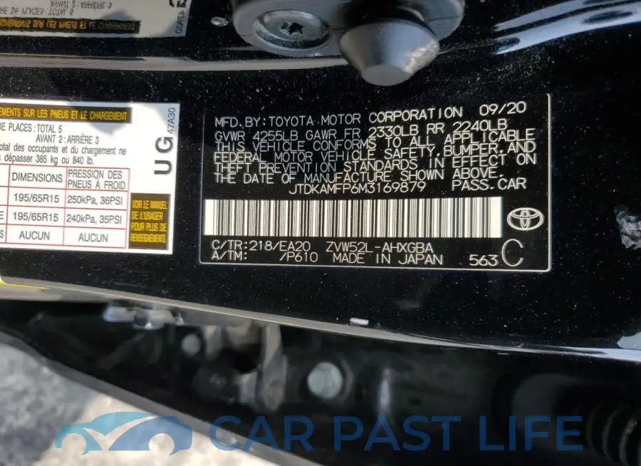 JTDKAMFP6M3169879# 12