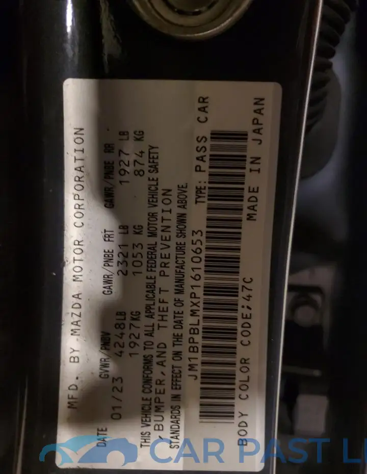 JM1BPBLMXP1610653# 12
