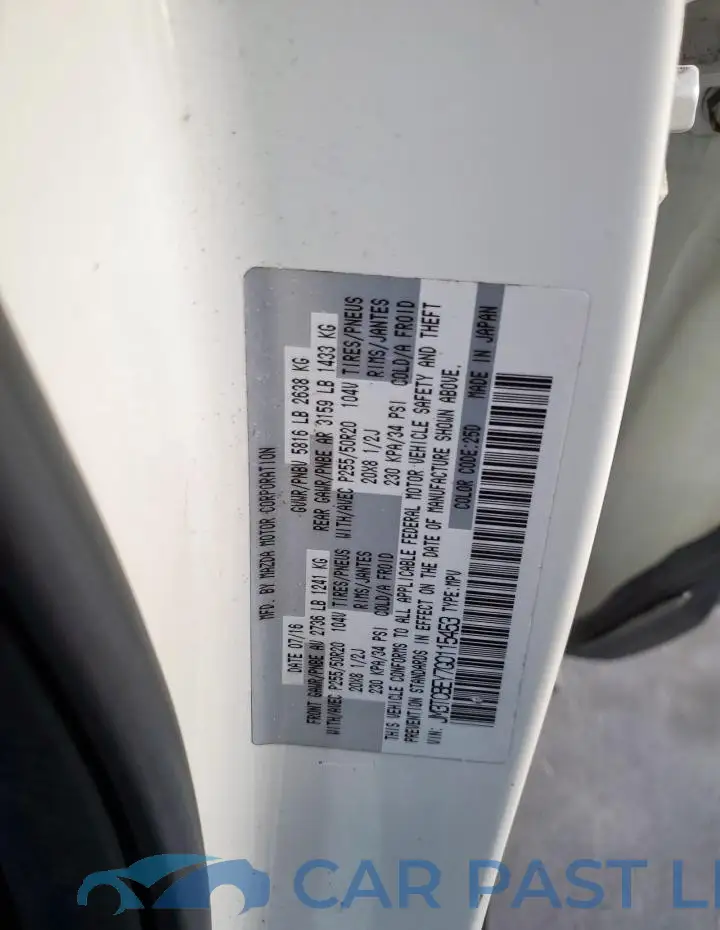 JM3TCBEY7G0115453# 12