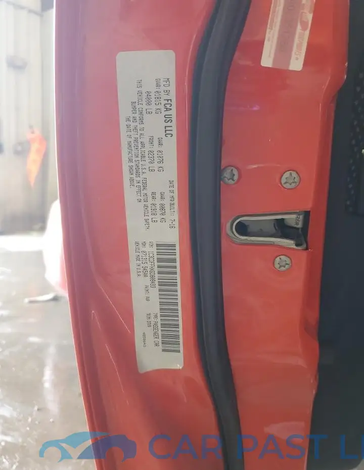 1C3CDFFHXGD808493# 12