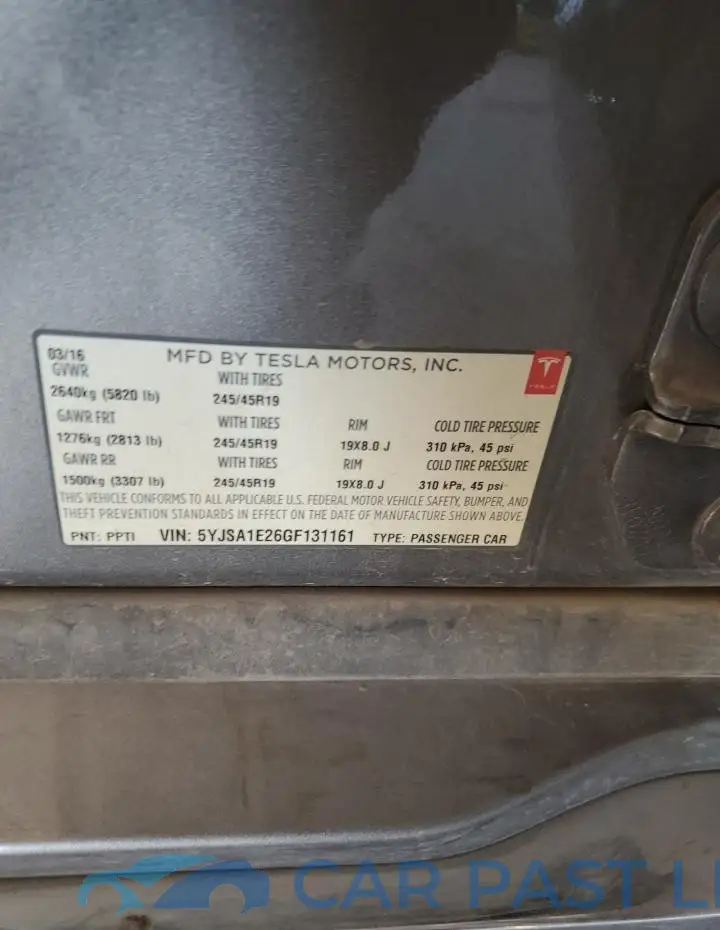 5YJSA1E26GF131161# 12