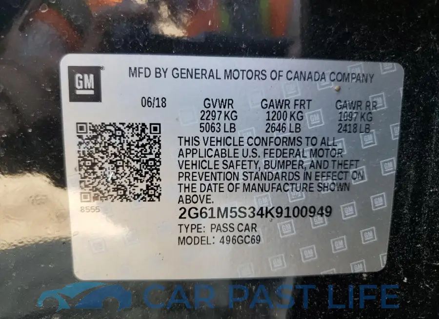 2G61M5S34K9100949# 12
