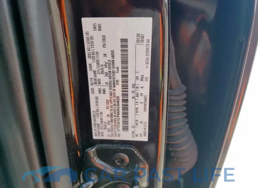 1FTEW1CP8KKC84620# 12