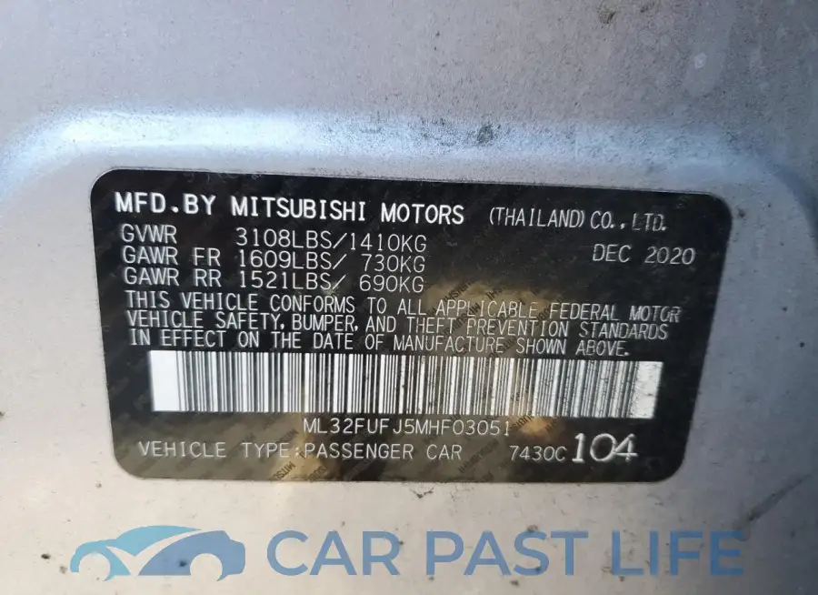 ML32FUFJ5MHF03051# 12