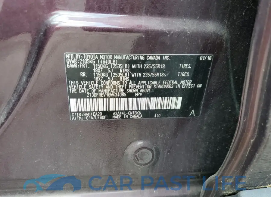 2T3DFREV1GW434085# 13