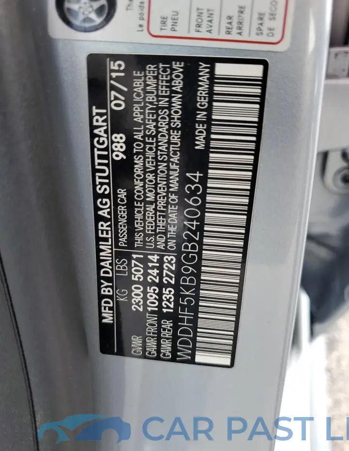 WDDHF5KB9GB240634# 12