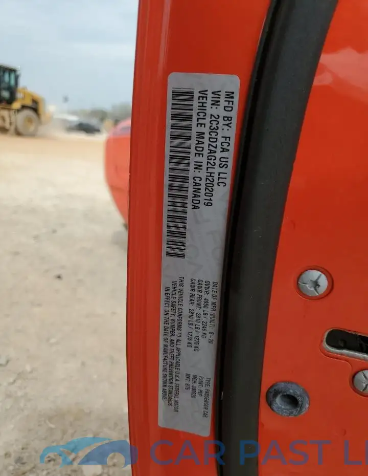 2C3CDZAG2LH202019# 13